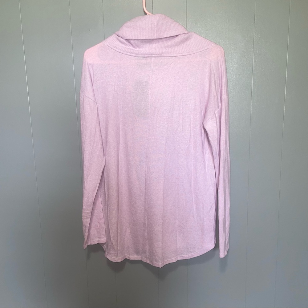 Rachel Zoe Cowl Neck Lavender Purple Lightweight Sweater NWT Medium - Picture 5 of 5